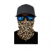 Бандана труба (бафф) коричневая "Леопард"