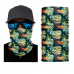 Бандана труба (бафф) желто-зеленая "Тропики"
