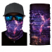 Бандана труба (бафф) "Галактика", цвет черно-фиолетовый