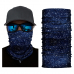 Бандана труба (бафф) черно-фиолетовая "Ночное небо"