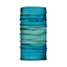 Бандана труба (бафф) "Узоры", омбре из голубого в бирюзовый