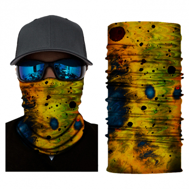 Бандана труба (бафф) коричневая "Ржавчина"