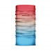 Бандана труба (бафф) омбре из красного в голубой