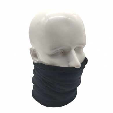 Бандана бафф (труба) "Флисовый снуд-хомут" утепленная с флисом, цвет черный