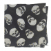 Бандана пирата,байкера,рокера, "Гора черепов"  бело черная 55 х 55 см
