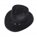 Гангстерская Шляпа фетр черная федора "Гангстер мафиози" 31x28x11см