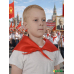 Пионерский галстук сатин "Пионер", 30 х 100 см, цвет красный