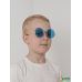 Очки круглые Джона Леннона голубые синие взрослые,  имиджевые, для селфи, солнцезащитные,