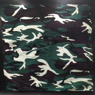 Бандана "Камуфляж зеленый" 55 х 55 см