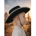 Шляпа ковбойская женская черная "Ковбой"
