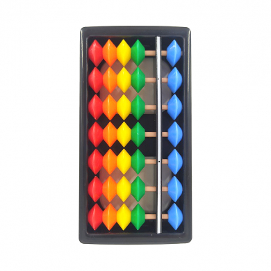 Счеты абакус (соробан) по методике Ментальная арифметика, радужные развивающие детские для школы 7 рядов