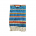 Мексиканское пончо, синие полоски