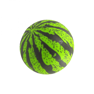 Мяч попрыгунчик каучук "Арбуз" прыгун 3 см. Мячик для массажа. Игрушка для кошек и собак.