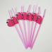 Трубочки гавайские "Розовый фламинго" для коктейля (Набор 10 шт.)