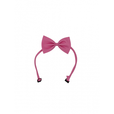 Карнавальный галстук бабочка, цвет розовый 10,5x7 см