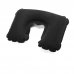 Надувная дорожная подушка под шею, цвет черный, 44x27 см