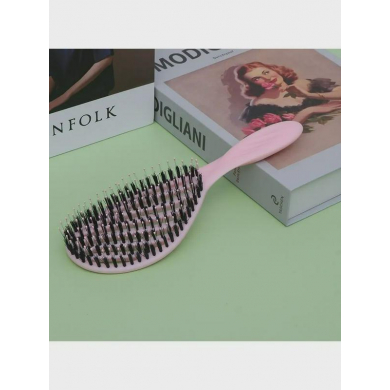 Расческа массажная термостойкая, влагоустойчивая, вентилируемая, цвет розовый