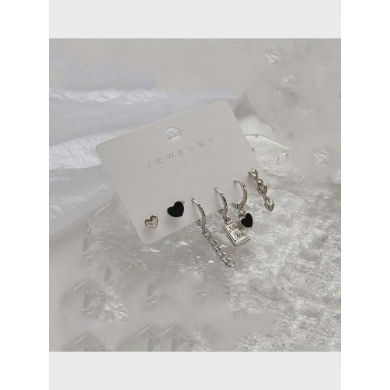 Серьги женские, моносерьги "Рок", в наборе 6 моделей