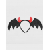 Ободок карнавальный "Рожки с крыльями хэллоуин" летучая мышь