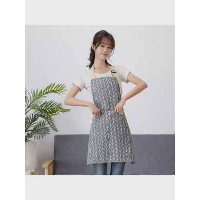 Фартук "Льняной", цвет серый