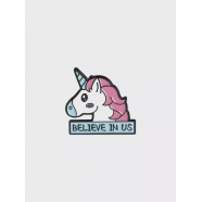 Значок брошь "Розовый единорог" аксессуар для украшения, подарок для мальчика, девочки