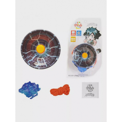 Игрушка йо-йо "Молнии" металлическая с комплектующими, игрушка для трюков