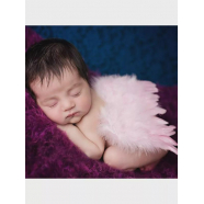 Крылья ангела для новорожденных, младенцев, детей, цвет розовый