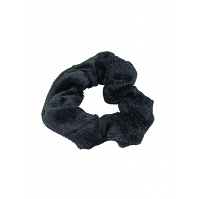 Резинка для волос "Бархат", цвет черный