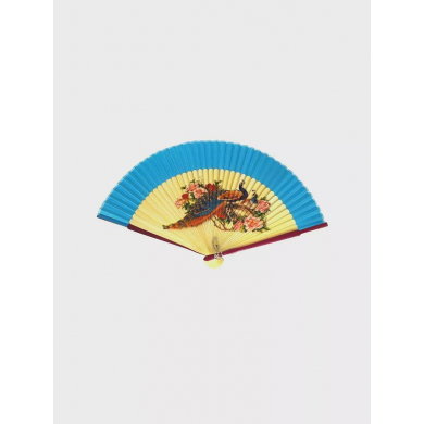 Веер деревянный "Восточный ветер", цвет Микс, 21 см, аксессуар для  танцев, для фотосессии, спектаклей,