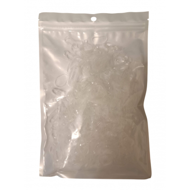 Резинки прозрачные маленькие для волос (Набор 1000 шт.)