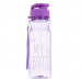 Бутылка емкость для холодной воды и напитков спортивная, 600 мл, цвет фиолетовый