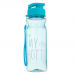 Бутылка емкость для холодной воды и напитков спортивная, 600 мл, цвет голубой