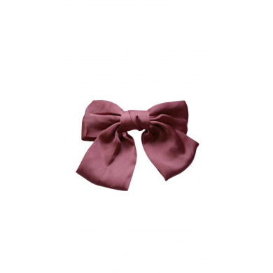 Заколка бант большая для волос, 20x14 см, цвет розово-лиловый