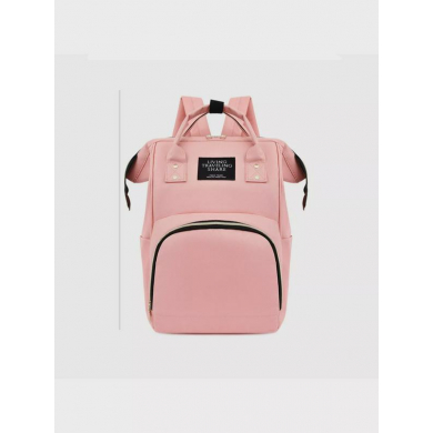 Термосумка для еды и напитков, для бутылок, для детских бутылочек, объем 15 л, 40x24x16 см, цвет розовый