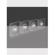 Крючок самоклеящийся органайзер на липучке для кухни, ванной, держатель для предметов, 10 штук в комплекте