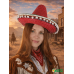Сомбреро мексиканская шляпа детская соломенная карнавальная гавайская конусная, размер 52-56 см