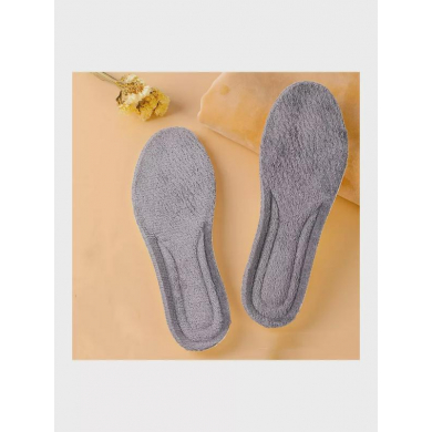 Стельки утепленные зимние демисезонные анатомические ортопедические дезодорирующие мягкие для спортивной и повседневной обуви, размер 38-39