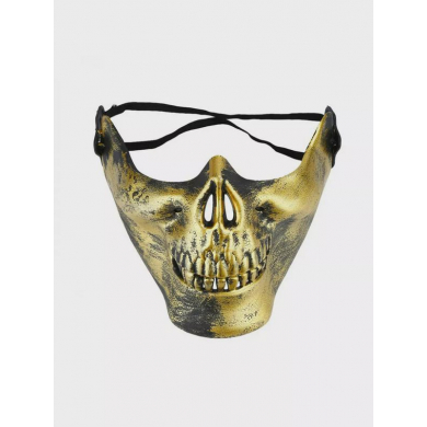 Маска пиратская "Череп пирата" полумаска, набор 10 шт
