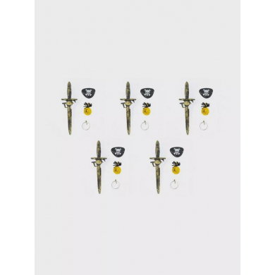 Набор пирата, карнавальный, детский, 4 предмета: кинжал, наглазник, клипса, медальон, набор 5 шт