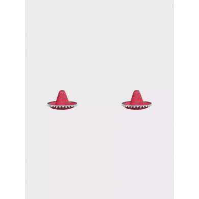 Сомбреро мексиканская шляпа детская соломенная карнавальная гавайская конусная, размер 52-56 см (Набор 2 шт)