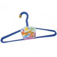 Вешалка синяя пластиковая "Полукруглая"