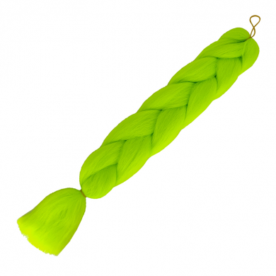 Канекалон коса 60 см, цвет неоновый зеленый