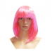 Парик карнавальный Каре розовое 30 см