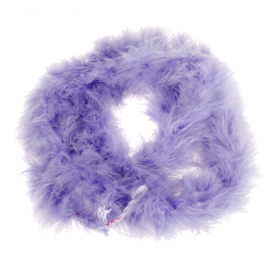 Карнавальное боа шарф из перьев, 2 м, 40 г, цвет сиреневый