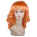 Парик карнавальный волнистый средний цвет ярко-рыжий