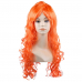 Парик карнавальный длинный кудрявый 60см цвет ярко-рыжий
