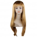 Парик длинный прямой цвет светло-каштановый
