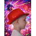 Карнавальная шляпа блестящая с пайетками "Диско", цвет красный