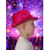 Карнавальная шляпа блестящая с пайетками "Диско", цвет розовый