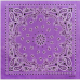 Банданы "Узор" 55 х 55 см, цвет ярко-сиреневый (Набор 10 шт.)